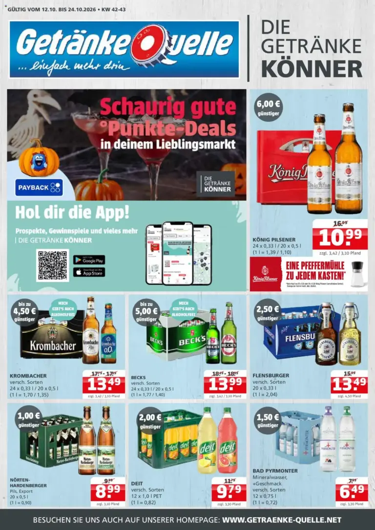 Getränke Quelle Prospekt ab 12.10.2026