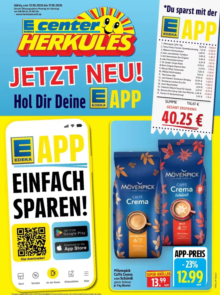 Herkules Prospekt ab 12.10.2026