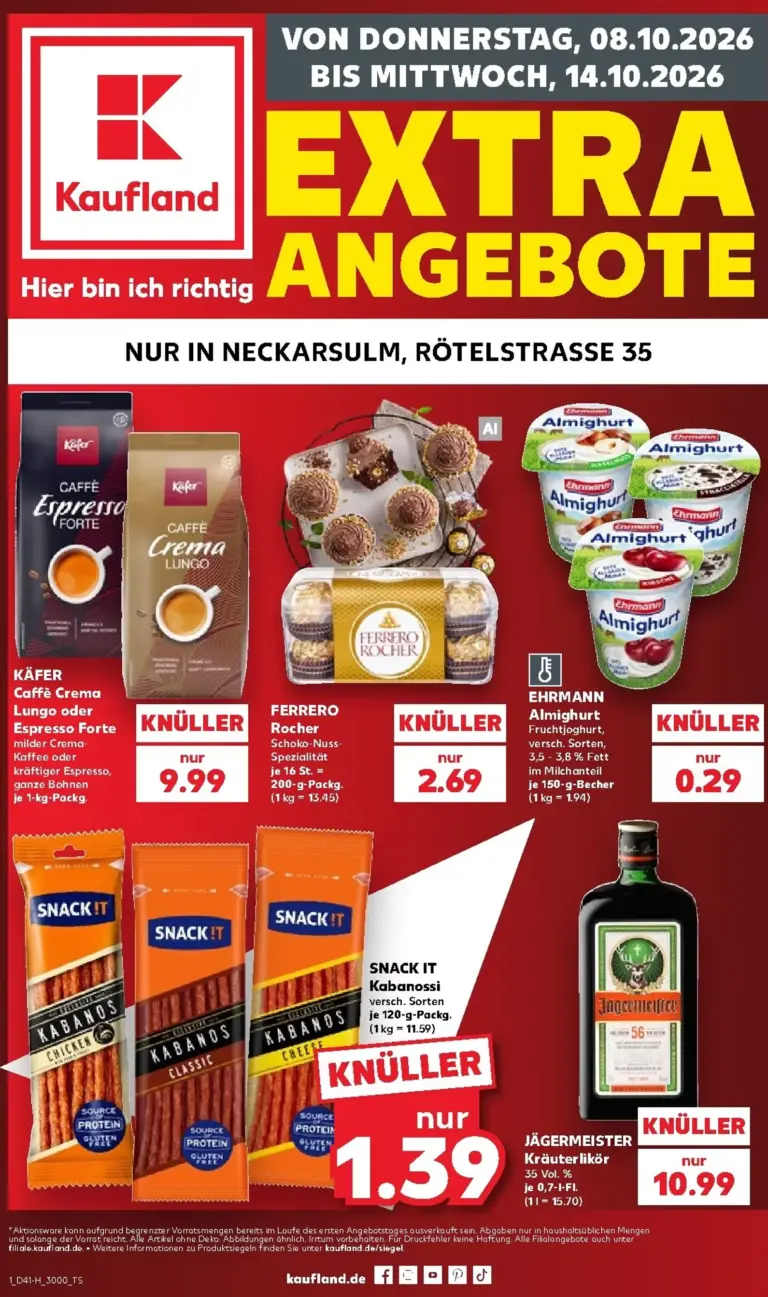 Kaufland Prospekt ab 08.10.2026