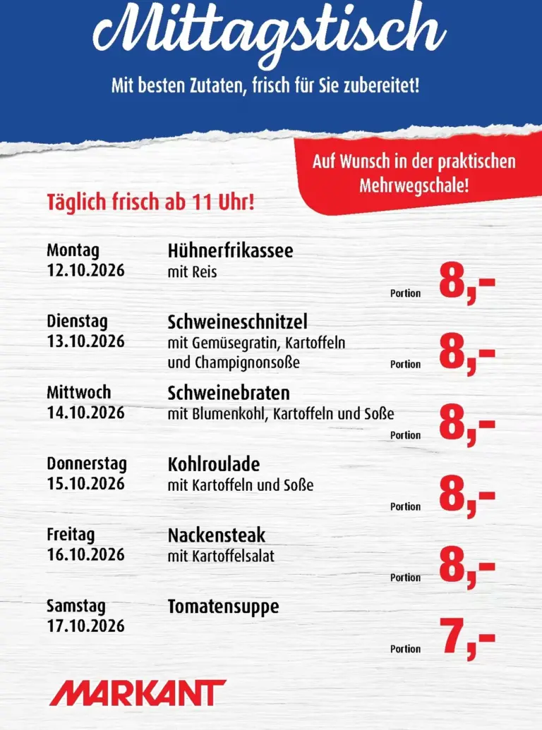 Markant Prospekt ab 12.10.2026