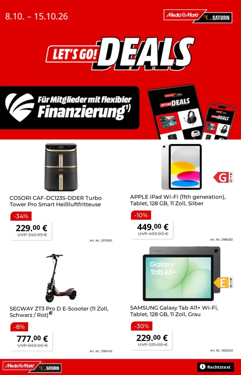 MediaMarkt Prospekt ab 08.10.2026