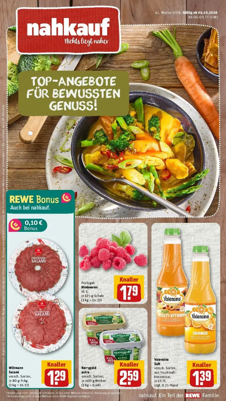 nahkauf Prospekt ab 05.10.2026