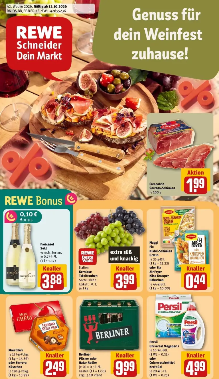 REWE Prospekt ab 12.10.2026