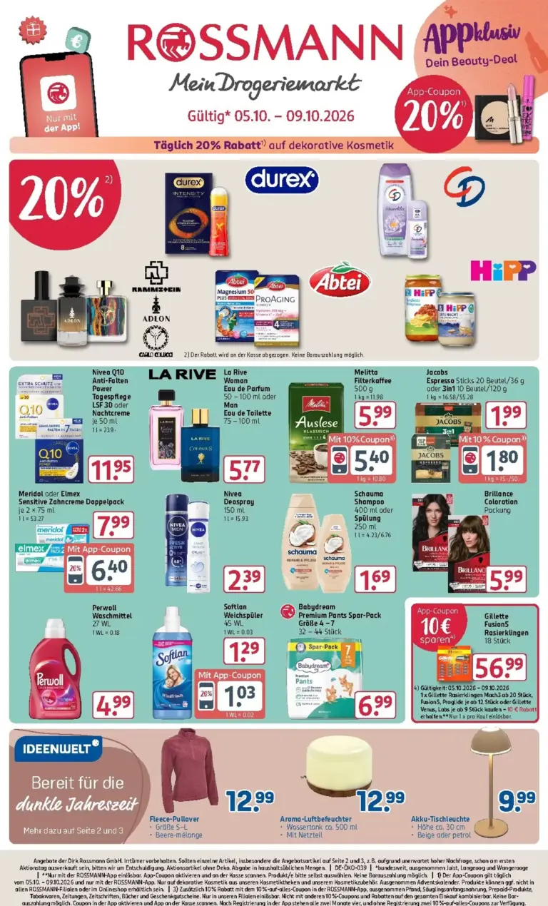 Rossmann Prospekt ab 05.10.2026