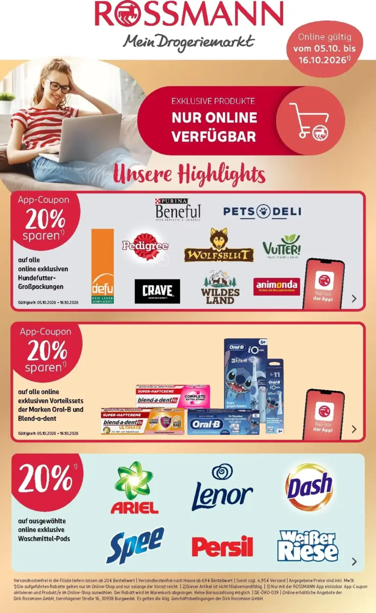 Rossmann Prospekt ab 05.10.2026