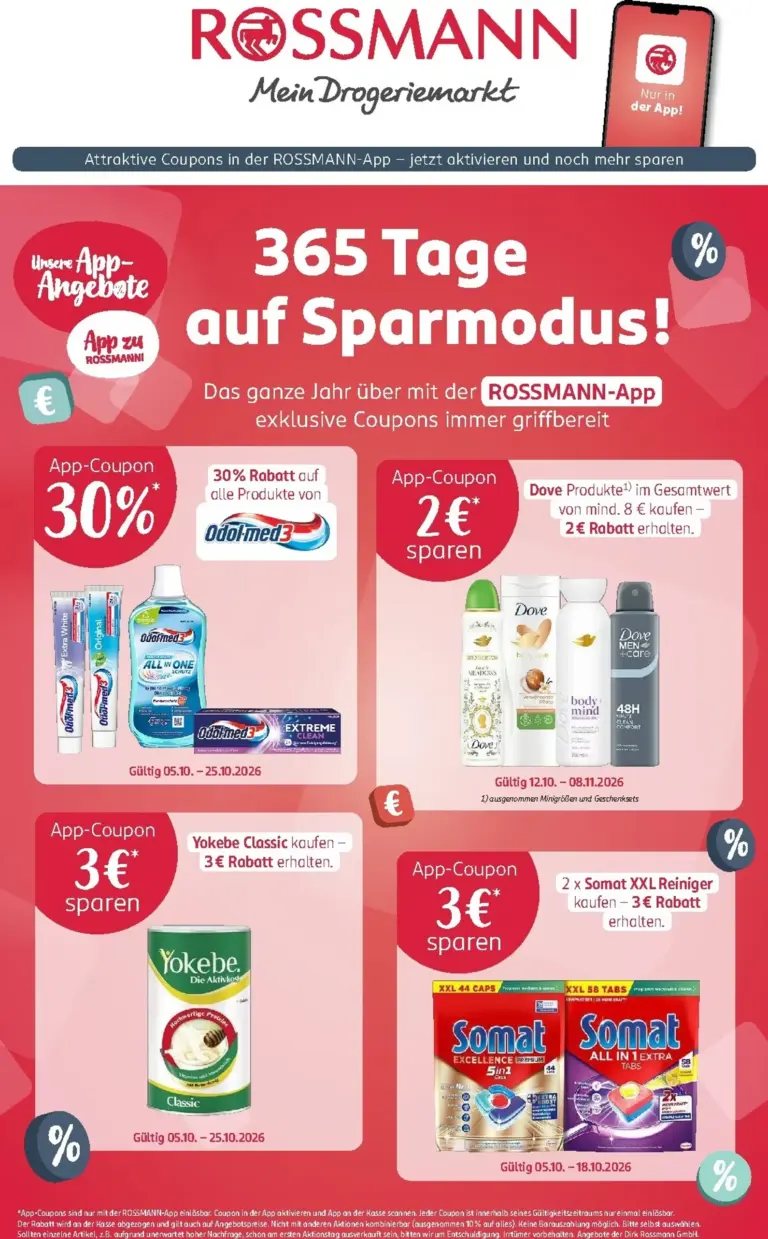 Rossmann Prospekt ab 05.10.2026