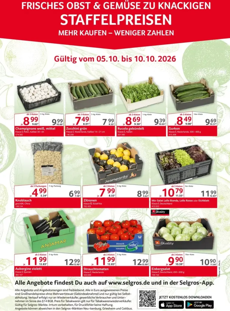 Selgros Prospekt ab 05.10.2026