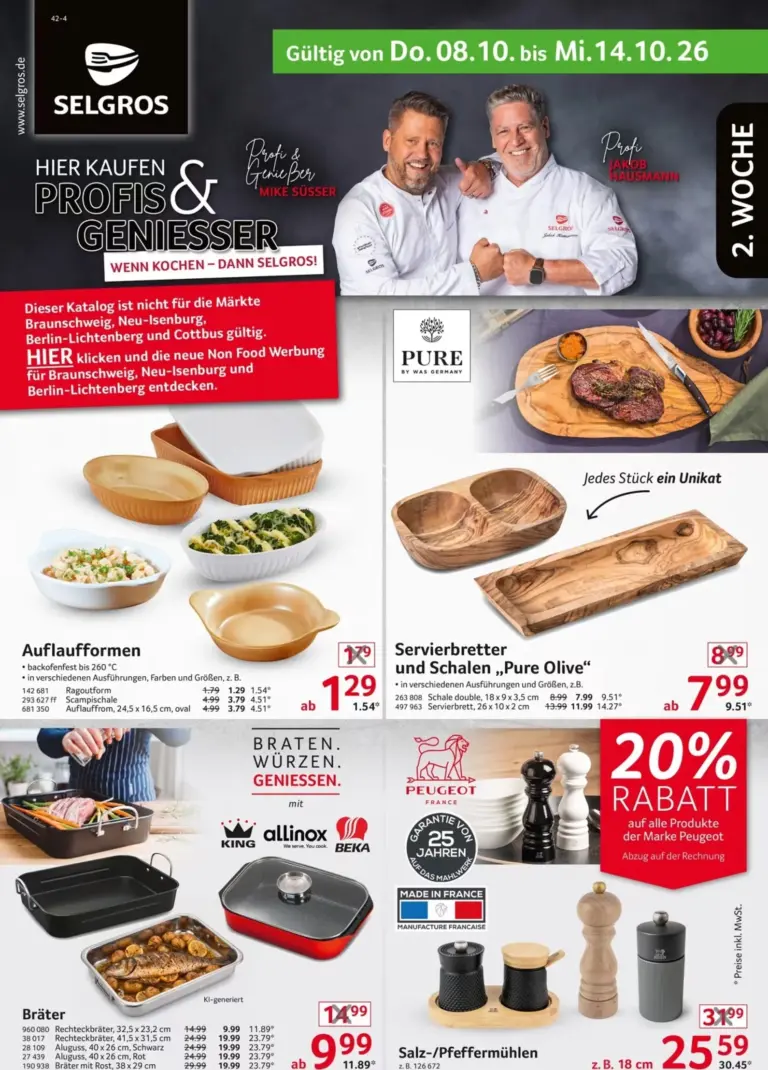 Selgros Prospekt ab 08.10.2026