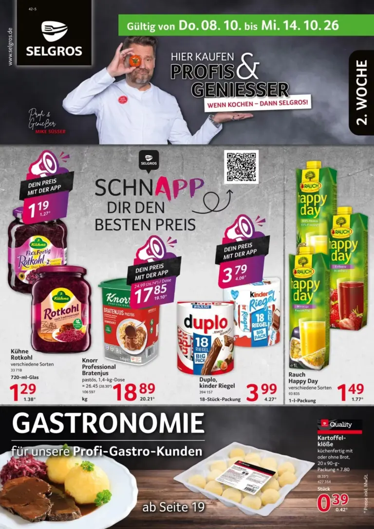 Selgros Prospekt ab 08.10.2026