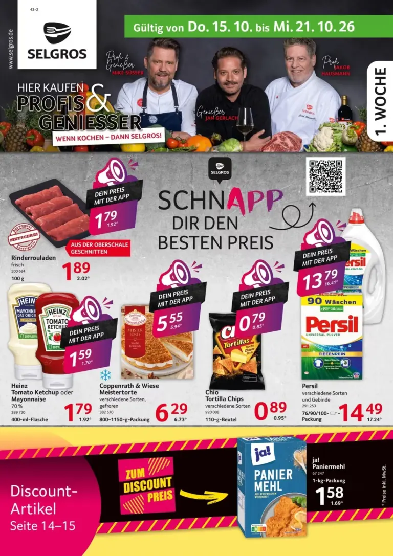 Selgros Prospekt ab 15.10.2026